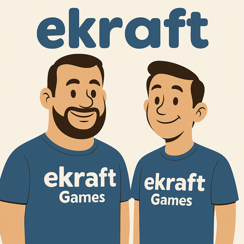Emir Kaya and Mertali Şahin - ekraft Games Founders